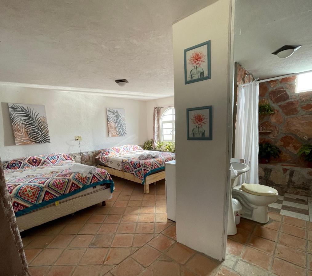 Jardin Quinta Las Fuentes Cabanas, Valsequillo. プエブラ エクステリア 写真