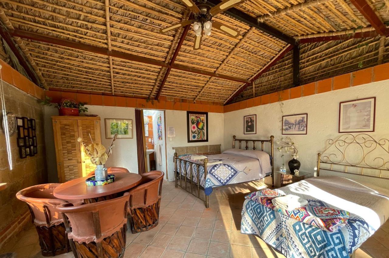 Jardin Quinta Las Fuentes Cabanas, Valsequillo. プエブラ エクステリア 写真