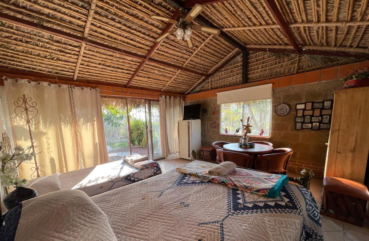 Jardin Quinta Las Fuentes Cabanas, Valsequillo. プエブラ エクステリア 写真