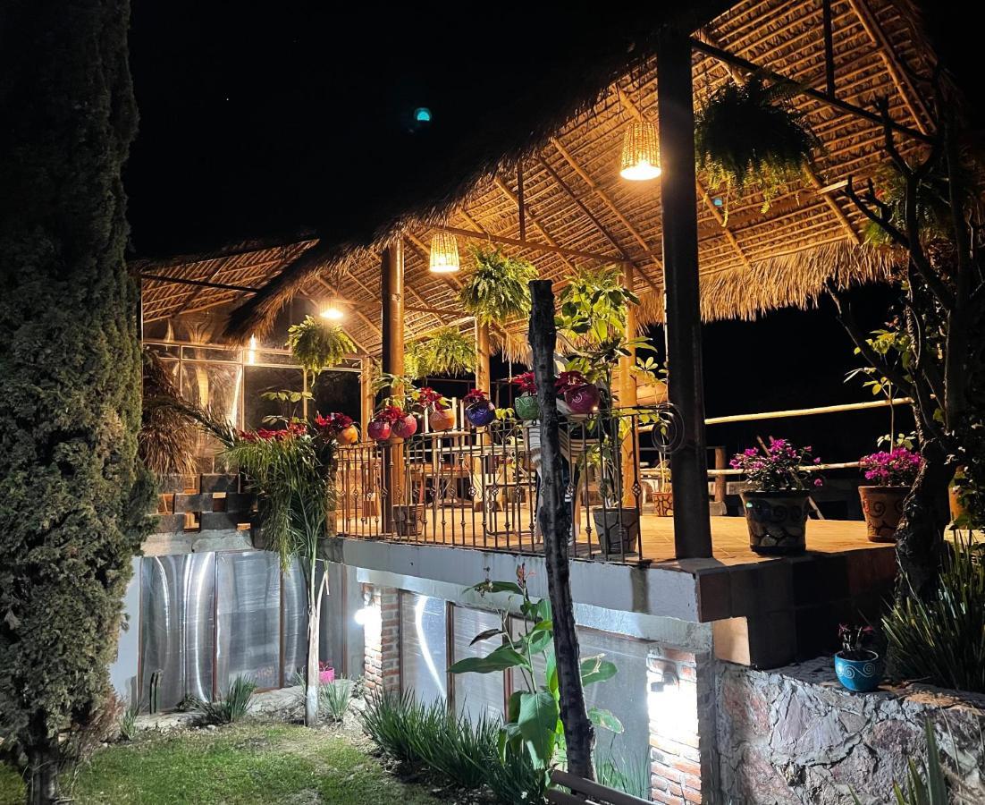 Jardin Quinta Las Fuentes Cabanas, Valsequillo. プエブラ エクステリア 写真