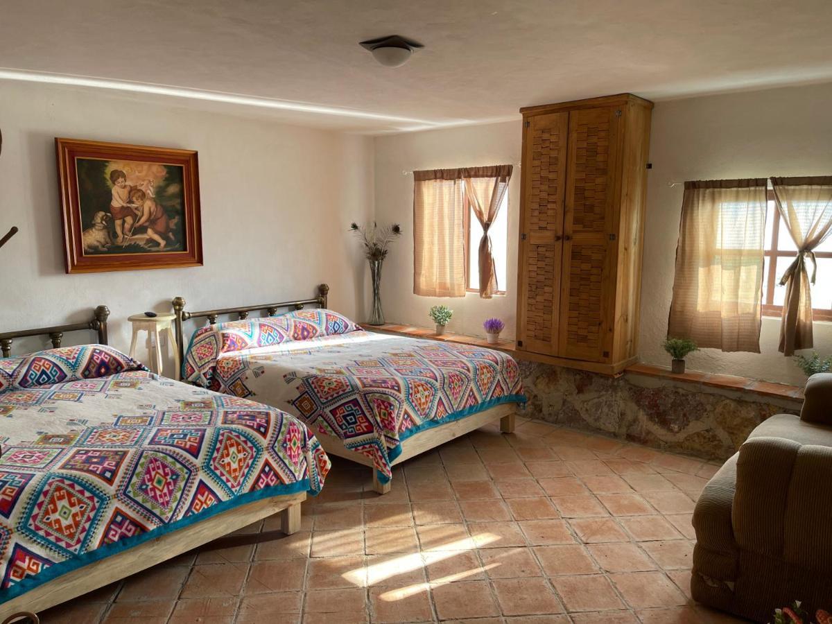 Jardin Quinta Las Fuentes Cabanas, Valsequillo. プエブラ エクステリア 写真